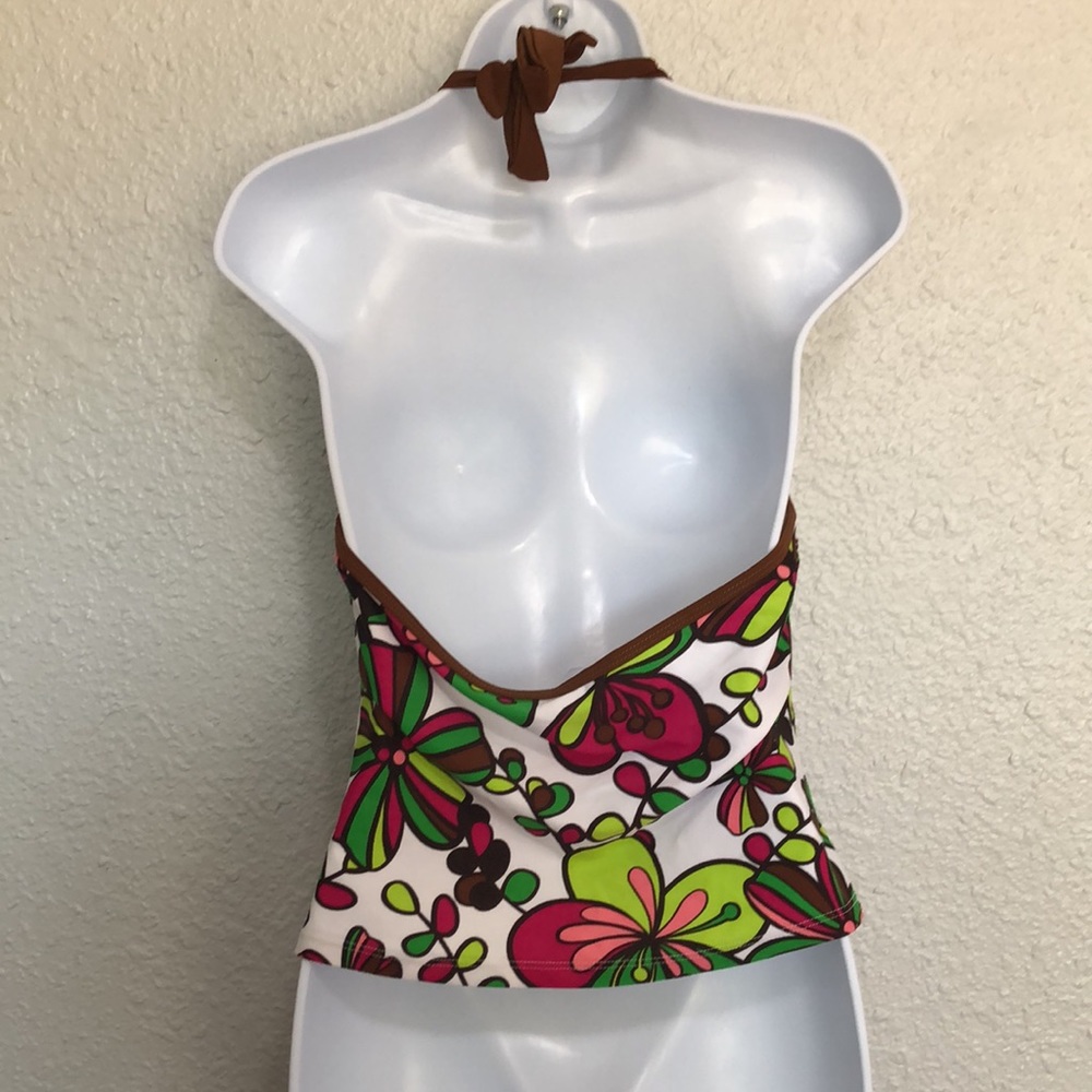 Athletic Works Women’s Floral Print Swim Top Size L - Picture 5 of 12